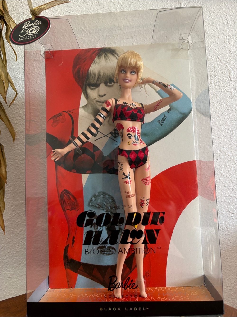 Barbie Blonde Ambition Doll - Blonde, Red & Black